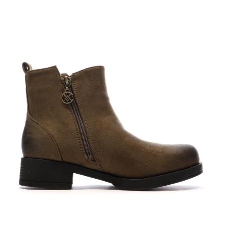 Bottines Marrons Femme Chattawak 8-Vamp