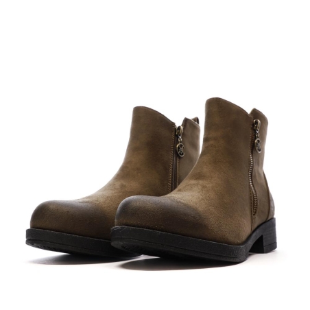 Bottines Marrons Femme Chattawak 8-Vamp