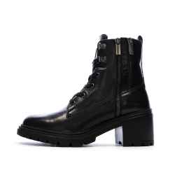 Bottines Noires Femme Geox Damiana