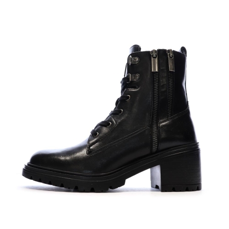 Bottines Noires Femme Geox Damiana