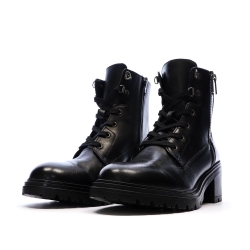 Bottines Noires Femme Geox Damiana