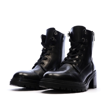 Bottines Noires Femme Geox Damiana