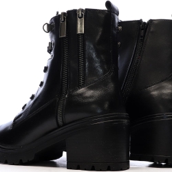 Bottines Noires Femme Geox Damiana