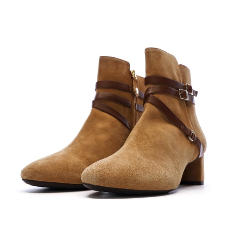 Bottines Camel Femme Geox Pheby 50
