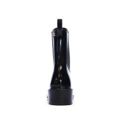 Bottes de Pluie Noir Femme Tommy Hilfiger Flag Hardware Rainbow