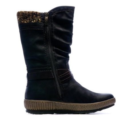 Bottes Noires Femme Relife Cortalie