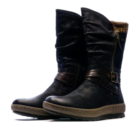 Bottes Noires Femme Relife Cortalie