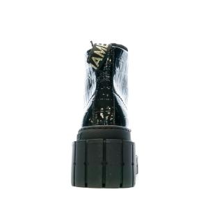 Boots Noir Croco Femme No Name Kross Low