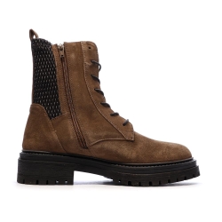 Bottines Marron/Noir Femme Geox Iridea