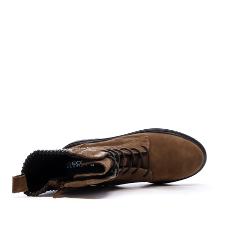 Bottines Marron/Noir Femme Geox Iridea