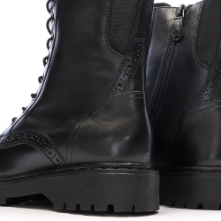 Bottines Noires Femme Geox Bleyze