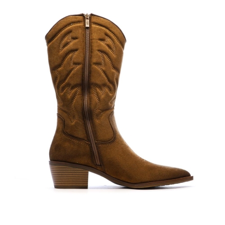 Santiags Hautes Camel Femme Xti 144308