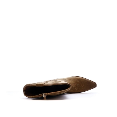 Santiags Hautes Camel Femme Xti 144308