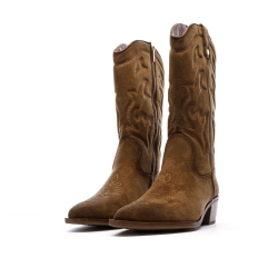 Santiags Hautes Camel Femme Xti 144308