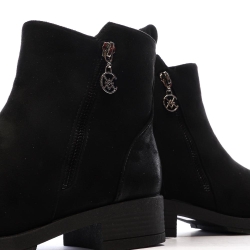 Bottines Noires Femme Chattawak 8-Vamp