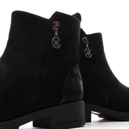 Bottines Noires Femme Chattawak 8-Vamp