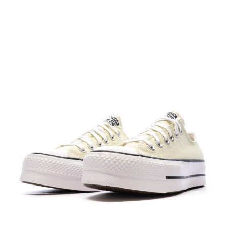Baskets Jaunes Femme Converse Chuck Taylor All Star Lift