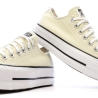 Baskets Jaunes Femme Converse Chuck Taylor All Star Lift