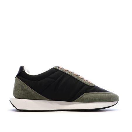 Baskets Noir/Vert Femme Calvin Klein Jeans Retro