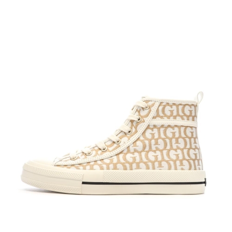 Baskets Blanches/Marron Femme Guess Colyn