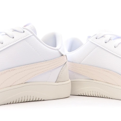 Baskets Blanches/Roses Femme Puma Club 5v5 Sd