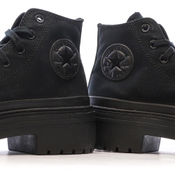 Baskets Noires Femme Converse All Star Lugged