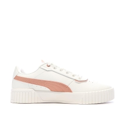 Baskets Blanches/Roses Femme Puma Carina 395017