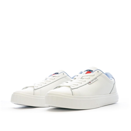 Baskets Blanches/Bleu Femme Tommy Hilfiger Cupsole Sneaker