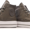 Baskets Grise Molleton Femme Converse Chuck Taylor All Star Lift