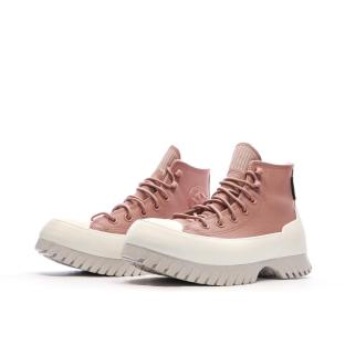 Baskets Roses Femme Converse All Star Lugged