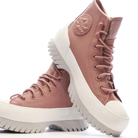 Baskets Roses Femme Converse All Star Lugged