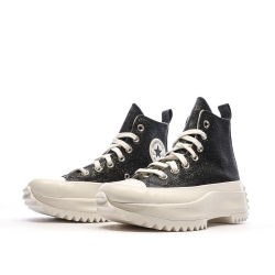 Baskets Noires à paillettes Femme Converse Run Star Hike