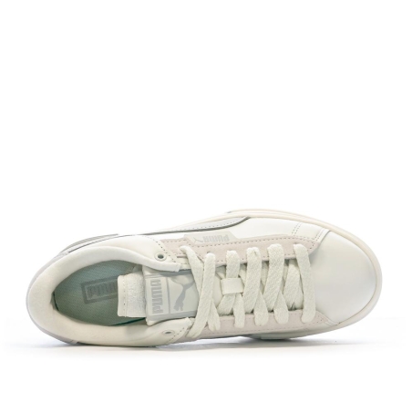 Baskets Écru/Gris Femme Puma Crashed Selflove
