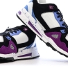 Baskets Noires/Blanches/Bleu Femme Le Coq Sportif R1100 Nineties