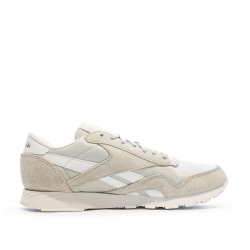Baskets Blanches/Grises Femme Reebok Cl Nylon 100033441
