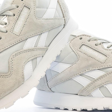 Baskets Blanches/Grises Femme Reebok Cl Nylon 100033441