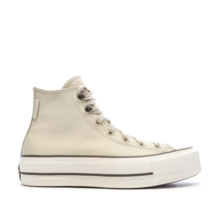 Baskets Beiges Femme Converse Chuck Taylor All Star Lift A11158C