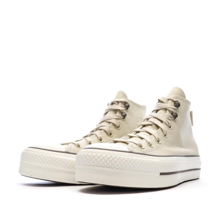Baskets Beiges Femme Converse Chuck Taylor All Star Lift A11158C