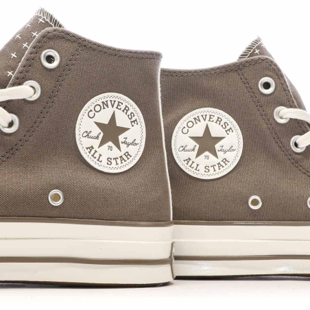 Baskets Marrons Femme Converse Chuck 70 Worn