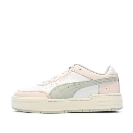 Baskets Rose/Blanche/Gris Femme Puma Ca Pro Sport