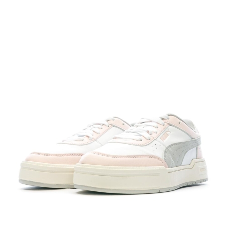 Baskets Rose/Blanche/Gris Femme Puma Ca Pro Sport