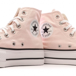 Baskets Roses Femme Converse All Star Lift Platform A06507C