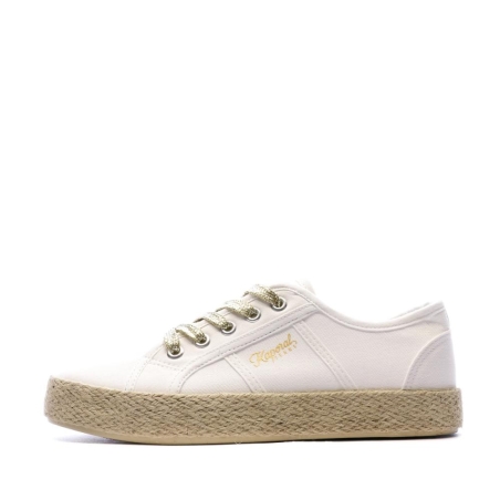 Baskets Blanches Femme Kaporal Biorgaty
