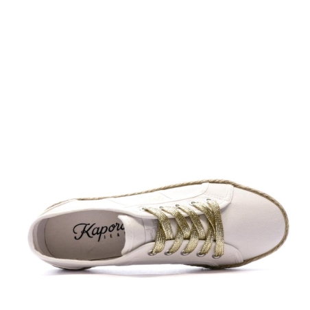 Baskets Blanches Femme Kaporal Biorgaty