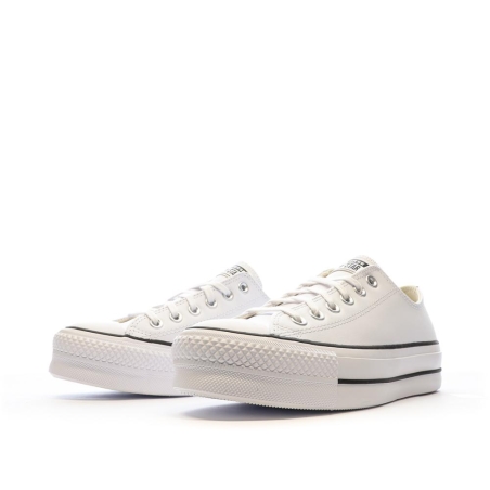 All Star Baskets Blanches à Plateforme Femme Converse