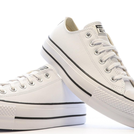 All Star Baskets Blanches à Plateforme Femme Converse