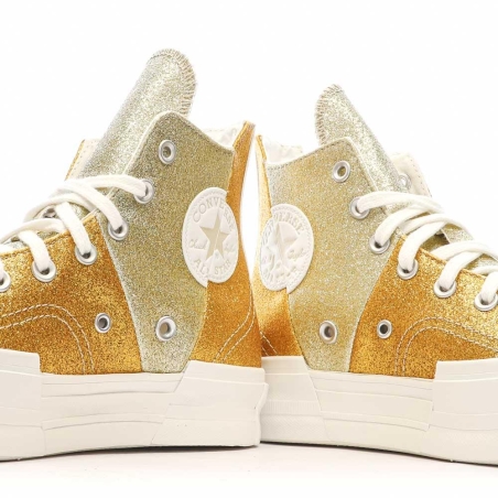 Baskets Dorées Femme Converse Chuck 70 Plus A08176C