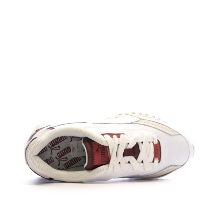 Baskets Beige/Bordeaux Femme Puma Rider Soft
