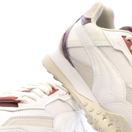Baskets Beige/Bordeaux Femme Puma Rider Soft