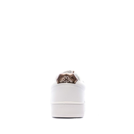 Baskets Blanches/Cuivre femme Kappa Adenis